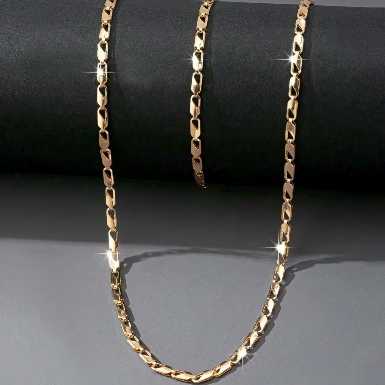 Maison Veyre Gold Classic Necklace & Bracelet Set